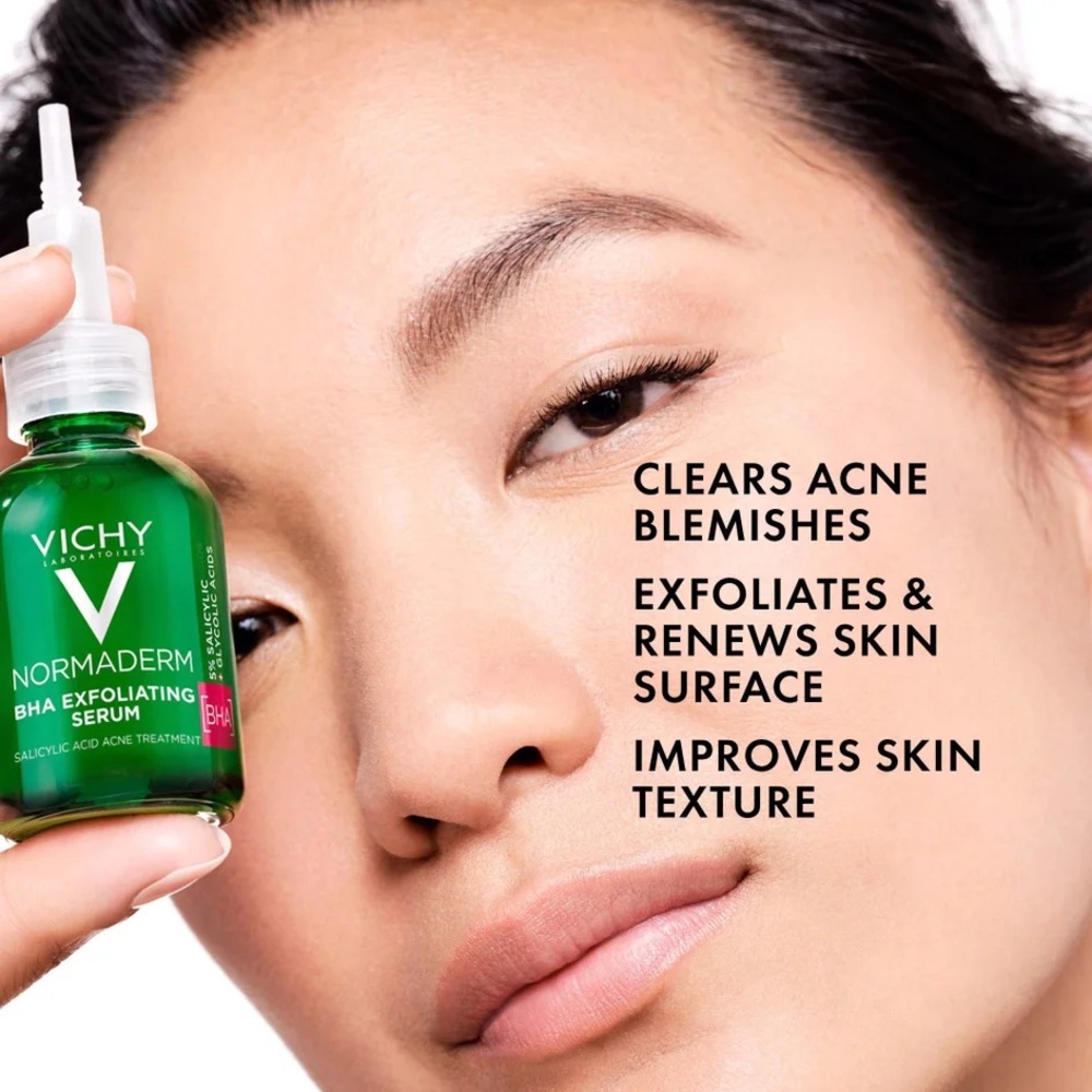 Vichy Normaderm BHA Exfoliating Serum Salicylic Acid‎ Acne Treatment (1 fl. oz.) - Picture 4 of 9